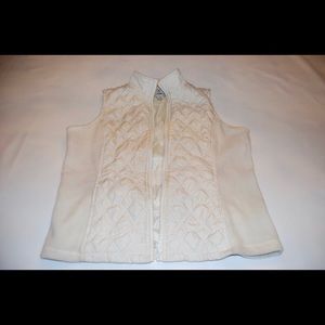 White Izod womens vest